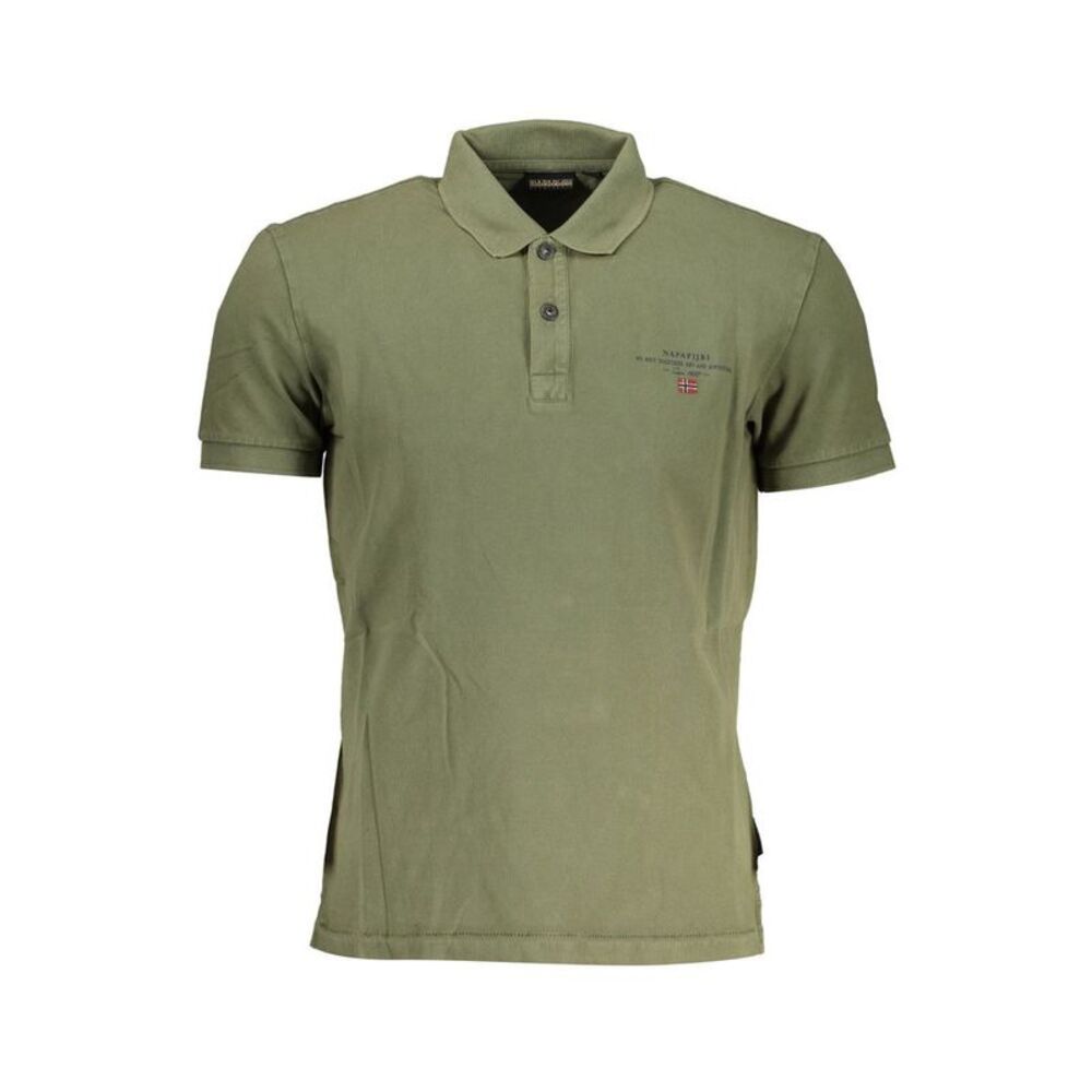 Napapijri Verde Cotton Men Men's Polo